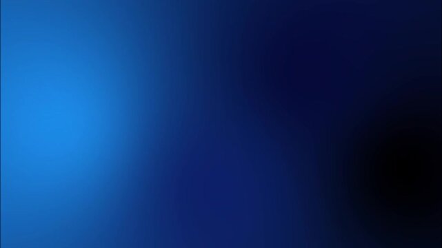 Abstract dark blue gradient background with soft light leak. Smooth navy blue motion blur with glowing cyan highlights. Minimalist elegant blurred texture for corporate presentation and cinematic over