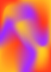 Fototapeta premium High resolution fluid background with a dynamic mix of warm orange and cool purple tones for digital art