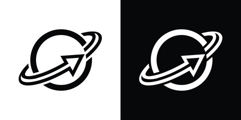 planet galaxy icon design © Aone.std