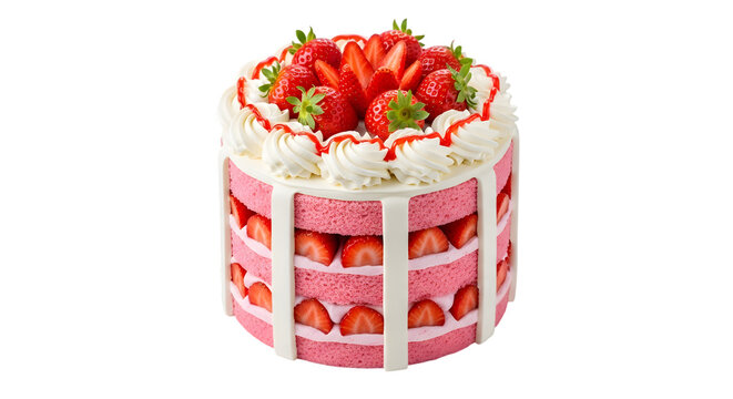 Elegant gift box wrapped with festive red and white ribbon and bow