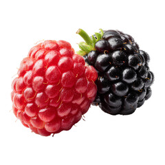 blackberry and raspberry