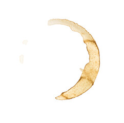 Real coffee stains, coffee ring