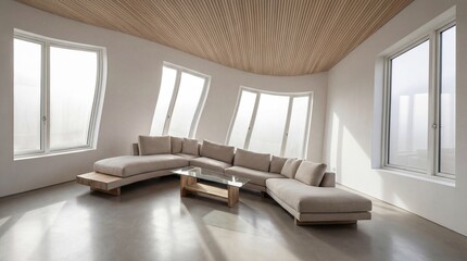Modern minimalist interior architecture design