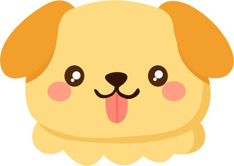 cute puppy character