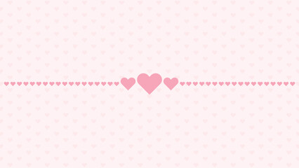 valentine pink love pattern background vector design