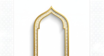 Minimal Ramadan Frame &ndash; Islamic Geometry Design