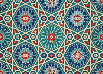 Fototapeta premium Moroccan-Inspired Ramadan Pattern