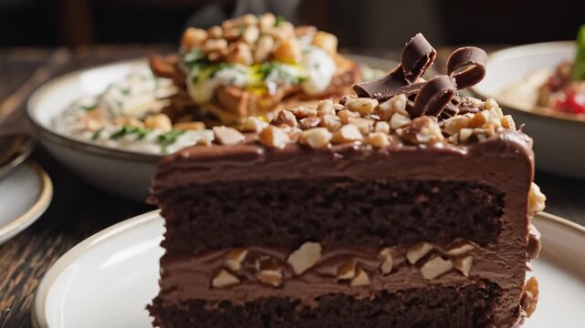 Delicious Middle Eastern Feast - Fatteh and Chocolate Cake Delight.