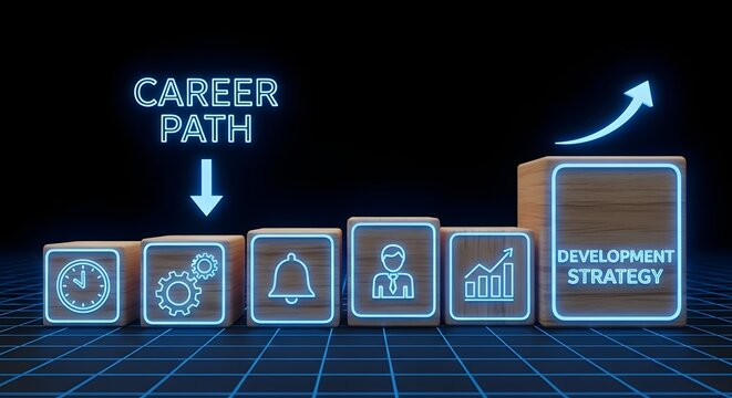 Career path progression with professional growth and development