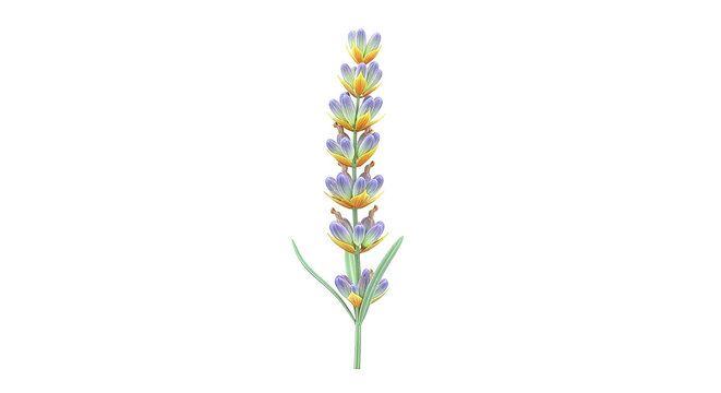 Lavender flower illustration