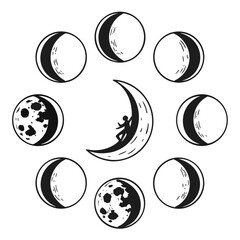 Phases of the moon ©  MST RABEYA  BEGUM