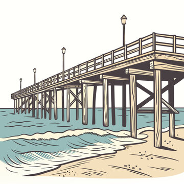 Pier by the sea