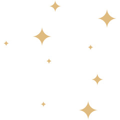 Boho Gold Stars Decoration