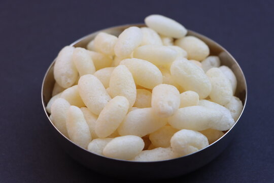 Puffed wheat is a popular snack, often roasted and seasoned with various flavors