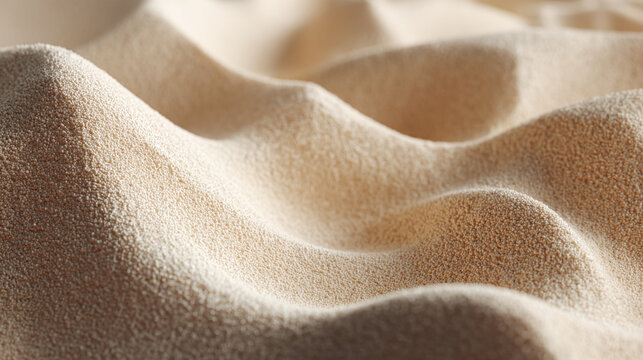 Sand dune textured landscape showing wave-like forms