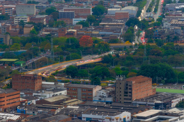 Fototapeta premium Medellín, Antioquia, Colombia. November 1, 2024. Medellín is the capital of the mountains