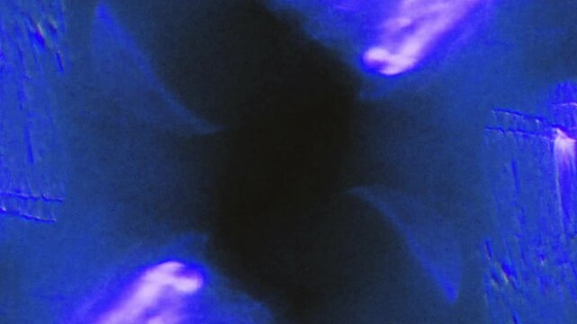 Dreamy Bloom Light Transition, Abstract Blue Violet Motion Background Loop Visual. ideal for worship lyric