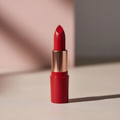 Red lipstick beauty makeup cosmetic product