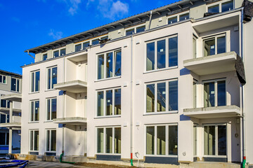 typical apartment house in austria