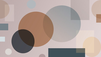 Neutral Geometric Circles Abstract Background