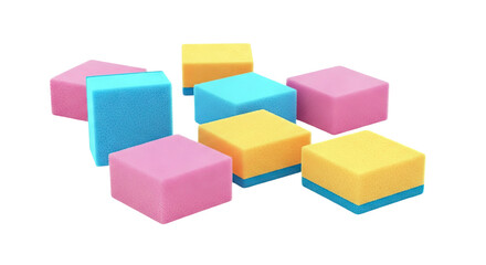 Obraz premium Colorful Cosmetic Sponges