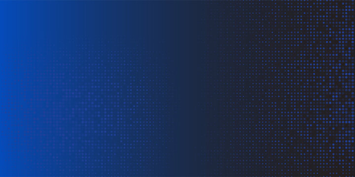 Blue dots tech finance technology background abstract with pixelate pattern