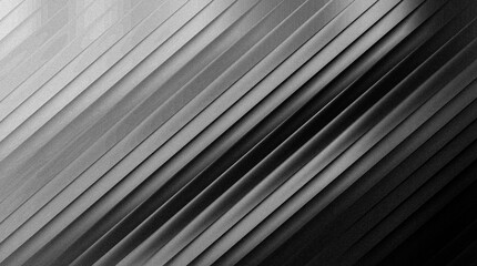 Obraz premium Grainy abstract geometric pattern with diagonal lines in grayscale tones creating a textured and dynamic visual effect suitable for backgrounds or design projects