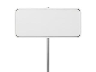 Fototapeta premium Blank road sign isolated on transparent background