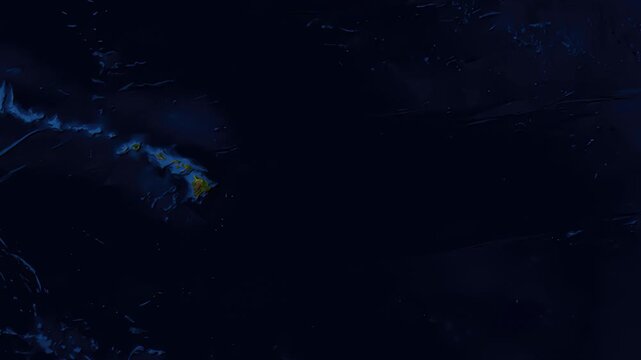 Satellite Map Zoom Animation From World View To Honolulu Hawaii