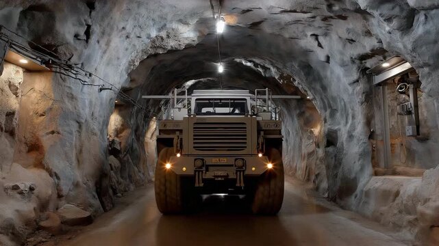 Bore drilling mine equipment for gold mining tunnels