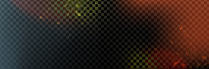 Dreamy light film leak gradient in red with camera flare, artistic effect, glowing light layers and classic film texture, camera style effect.