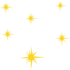 Boho Gold Stars Decoration