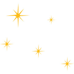 Boho Gold Stars Decoration