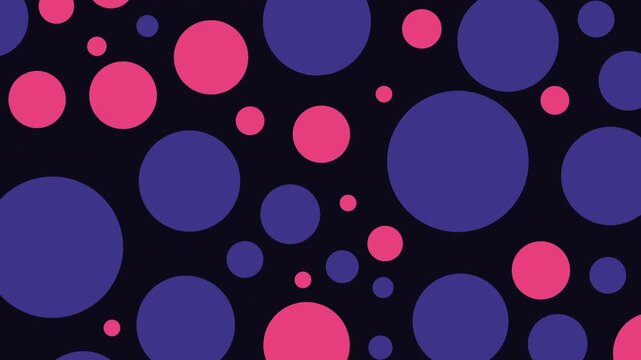 Animated Geometric pattern or background. Abstract moving shapes background, vintage retro colors. Seamless motion graphic background in a flat design