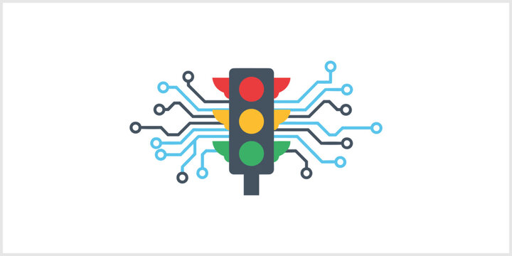Smart Traffic Light with Digital Circuitry.