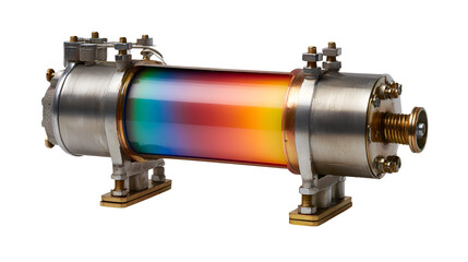 Colorful cylindrical heat exchanger