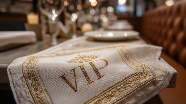 Elegantly Set VIP Table for Special Events