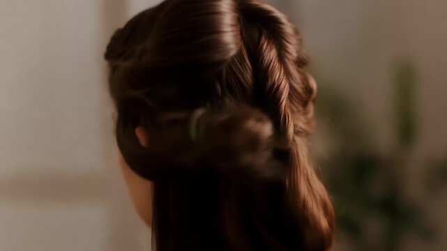 Learn how to create a simple braided hairstyle for long hair at home in just a few minutes