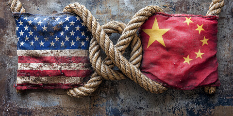 USA and China tied in complex relationship through history Generative AI