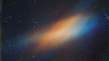 Fototapeta premium Vibrant Orange and Blue Nebula in Space