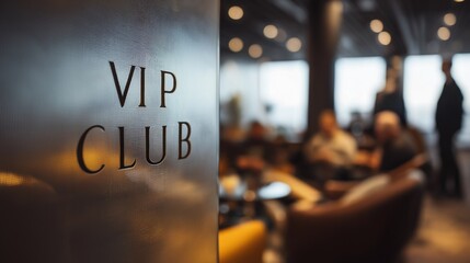 Elegant VIP Lounge with Sophisticated Ambiance