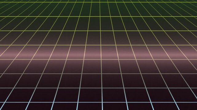 Light gray outlined square and small central dot appearing on blurred monochromatic background