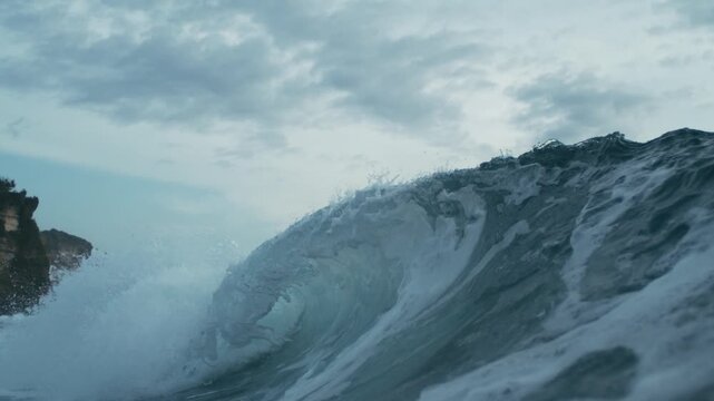 Epic Ocean Wave Barrel 