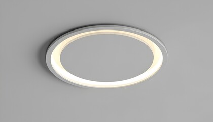 white oval frame on wall