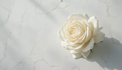 white rose on grunge background
