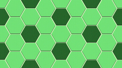 Obraz premium Abstract green hexagon geometric background with honeycomb pattern for eco, technology and modern design