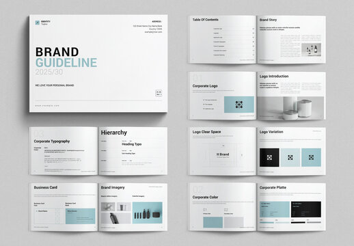 Brand Guidelines Template Landscape