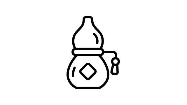 Perfectly designed animated icon of calabash ready to use in websites and mobile apps