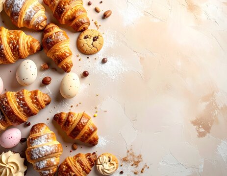 Easter Pastry Menu Template