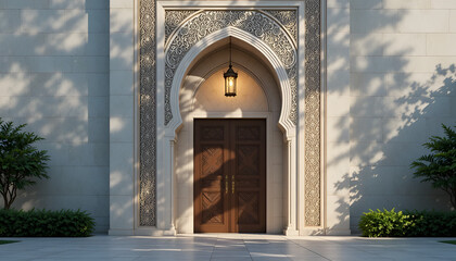Fototapeta premium entrance to the church